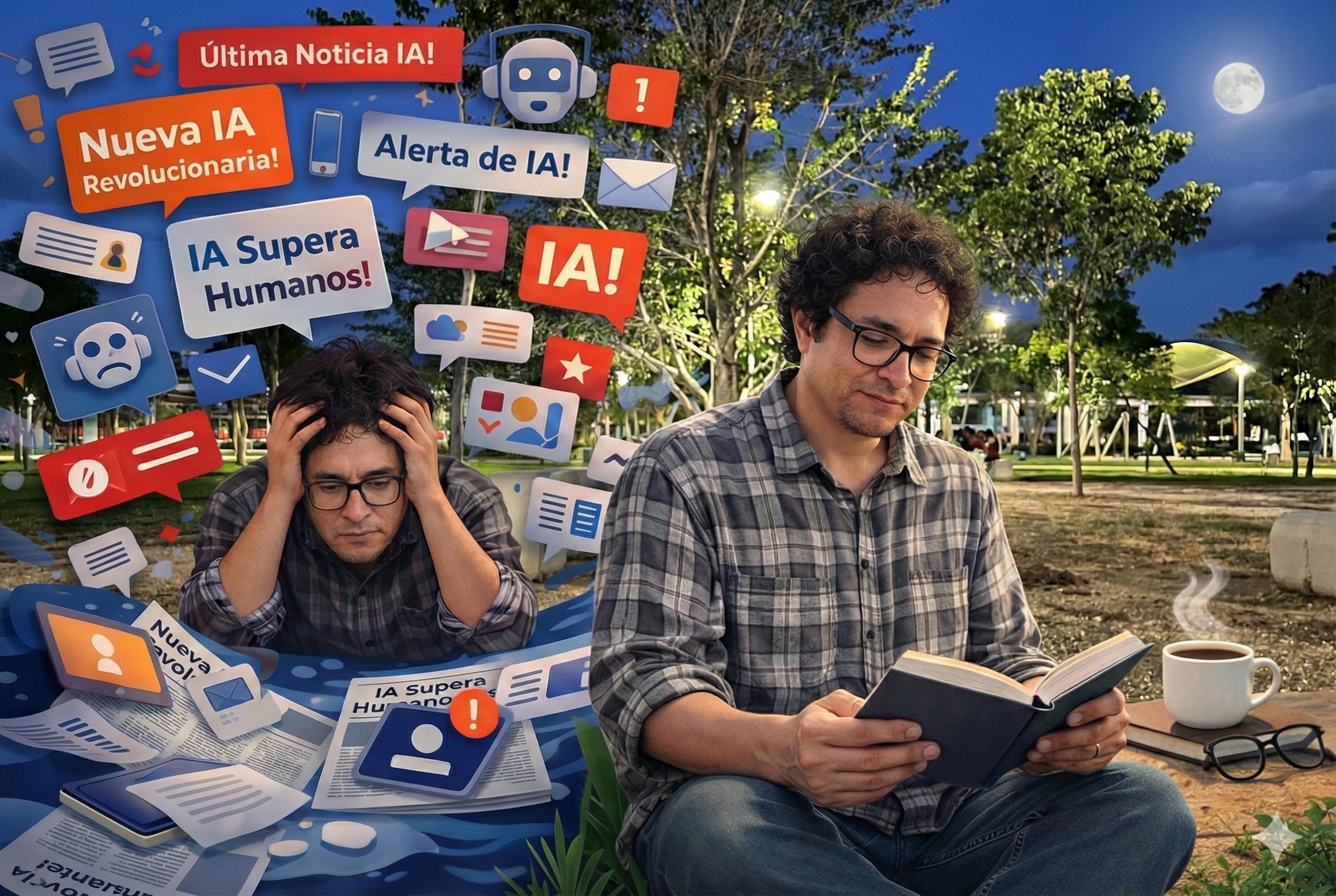 Cómo Dejé de Ahogarme en Noticias de IA y Empecé a Ver lo Que Realmente Importa